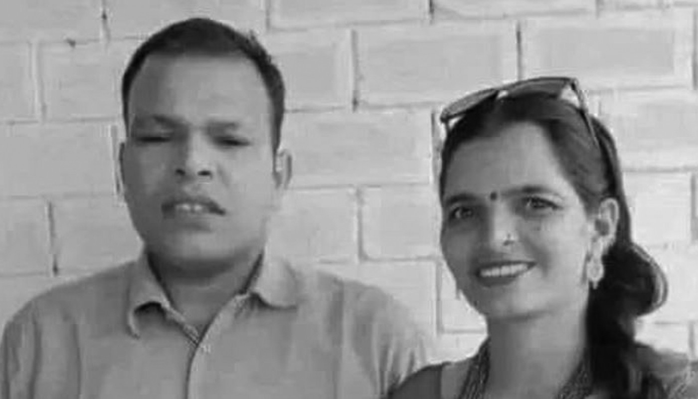 गुडिरहेकाे माेटरसाइकल कर्णाली नदीमा खसेपछि ढकाल दम्पतीकाे मृत्यु